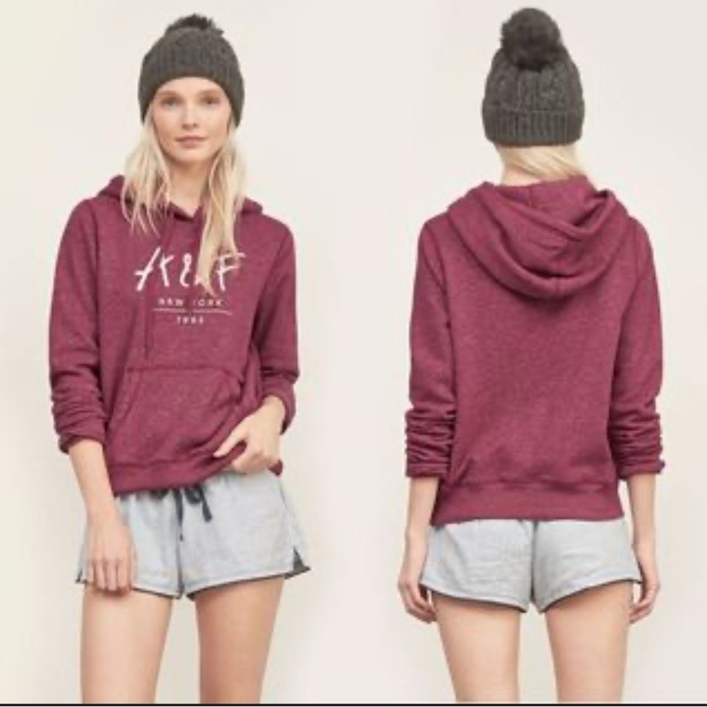 Abercrombie & Fitch vintage New York women’s Burgundy Hoodie Sz Small